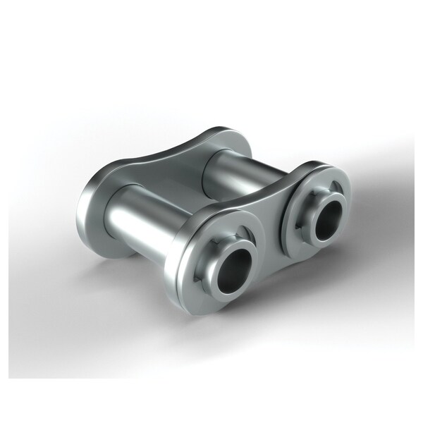 Hkk Chain HKK E-Clip Hollow Pin Connecting Link, #50 chain, 5/8 P, .202 in ID x .280 OD Pin, 304SS SR050HPSCL1 - main