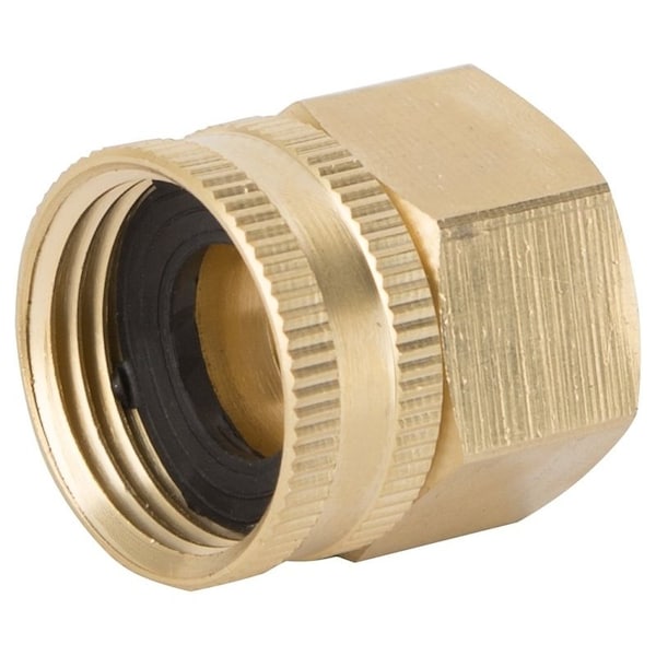 Landscapers Select Swivel Hose Connector, 3/4 x 3/4 in, FNPT x FNH, Brass, Brass GHADTRS-9 - main