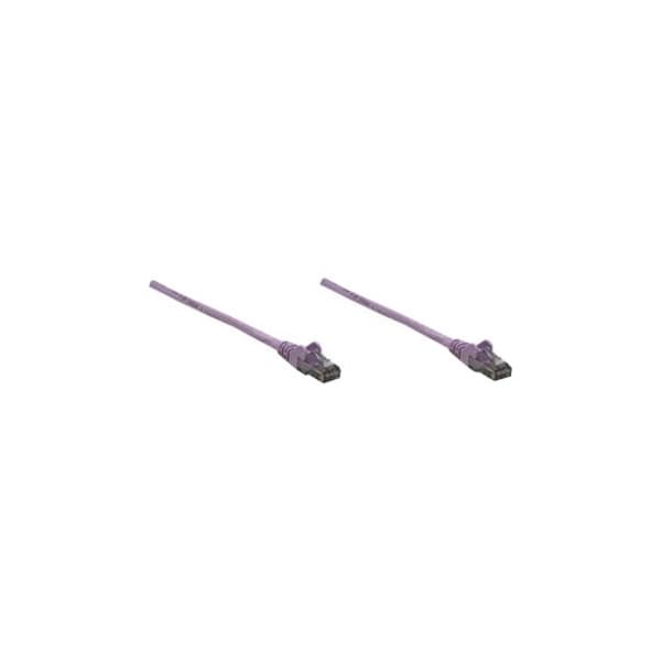 Intellinet Network Solutions 50 Ft Purple Cat6 Snagless Patch Cable 393188 - main