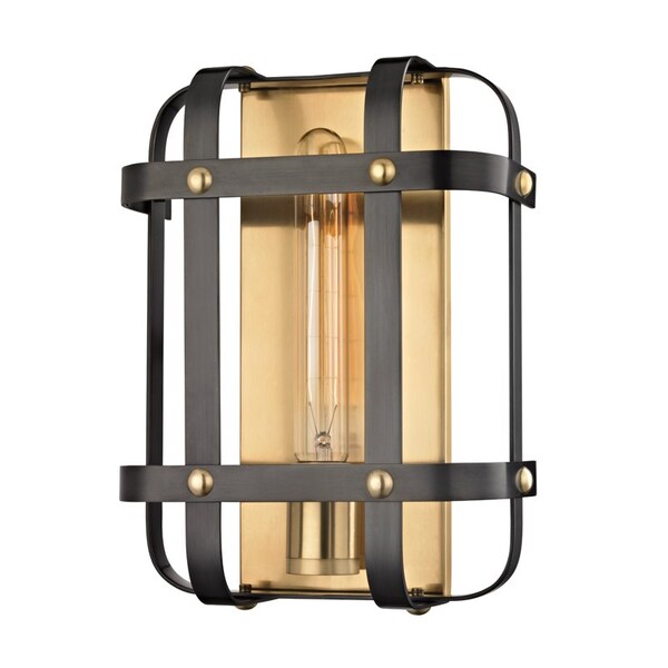 Hudson Valley Lighting Colchester 1 Light Wall Sconce 8.5 In. Aged Old Bronze 6901-AOB - main