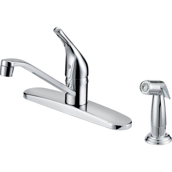Home Impressions 1-Handle Lever Kitchen Faucet with Side Spray Chrome FS610060CP-JPA1 - main