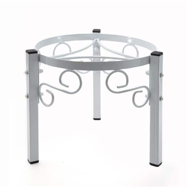 Latestluxury Counter Metal Stand, White - 7.5 in. LA195566 - main
