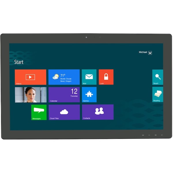 Planar Helium PCT2785 27" Class Webcam LCD Touchscreen Monitor - 16:9 - 12 ms 997-6848-00 - main