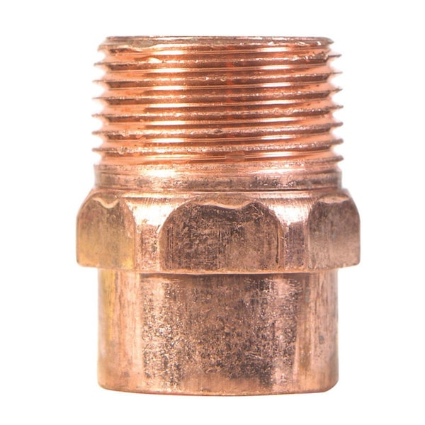 Streamline 1 x 1 in. Dia. Mip Copper Pipe Adapter 41313 - main