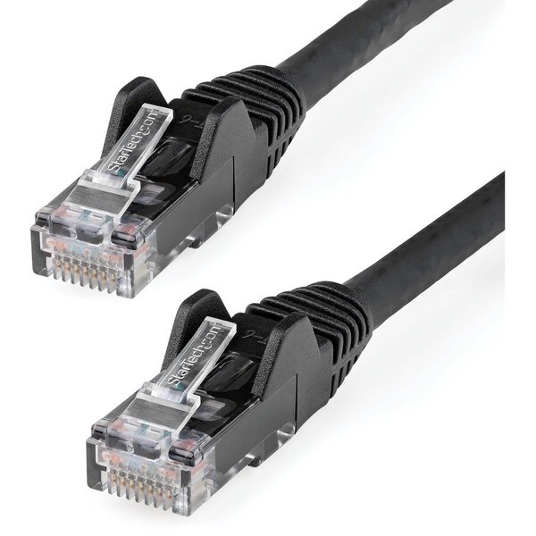 Startech.Com 30ft LSZH CAT6 Ethernet Cable - Black N6LPATCH30BK - main