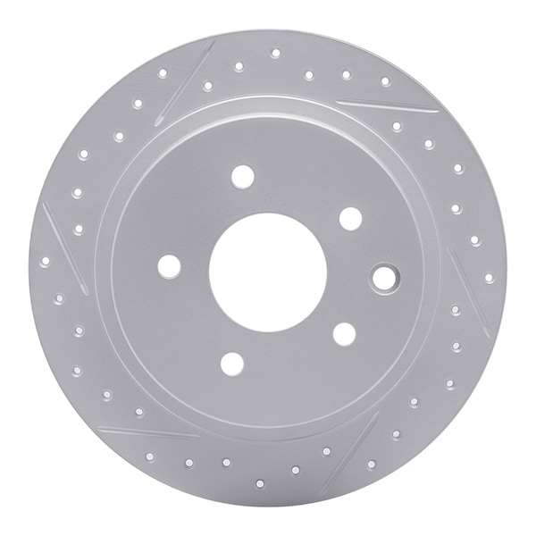 Dynamic Friction Co DFC Geoperformance Rotor - Drilled and Slotted 830-67050L - main