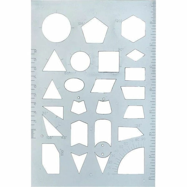 Westcott Templates, Geometry Template KT-95 - main