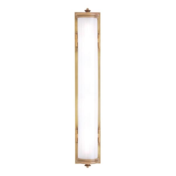 Hudson Valley Lighting Bristol 4 Light Bath And Vanity 30 In. Aged Brass 953-AGB - main