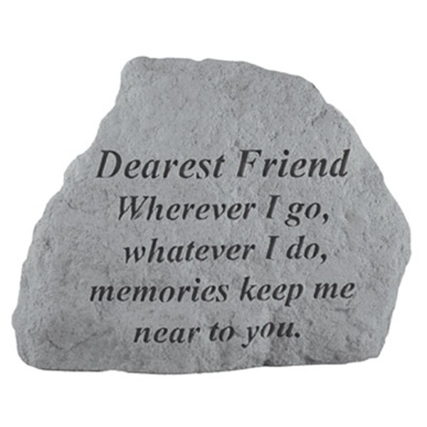 Kay Berry Dearest Friend Wherever I Go-Whatever I Do - Memorial - 6.5 ines x 4.75 ines 17020 - main