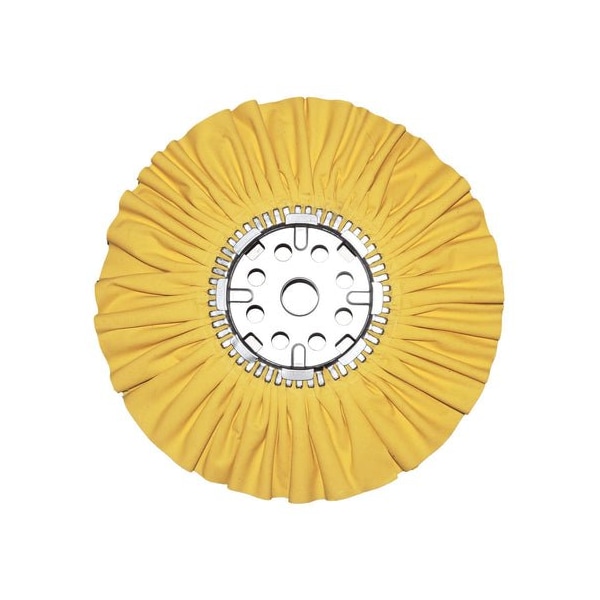 Renegade Products Usa 20" x 5", 1-1/4" Arbor, Yellow Airway Buffing Wheels for Wheel Polishing Machines, 5PK FAW20X7X1-1/4N2-16PYT-5PK - main