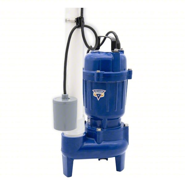 Pro Series Pumps SewageEjectorPump, 10ft, 0.5hp, 115VAC E7055-TS - main
