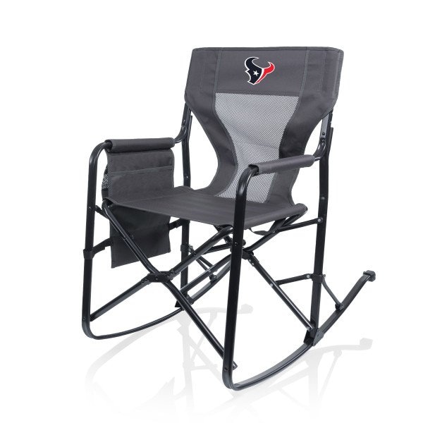 Picnic Time Family Of Brands NFL Houston Texans - Woodland Rocking Camping Chair 817-01-159-134-2 - main