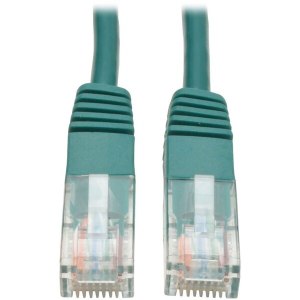 Eaton Tripp Lite Series Cat5e 350 MHz Molded UTP Ethernet Cable RJ45 M/M, PoE - Green, 7 ft. 2.13 m N002-007-GN - main