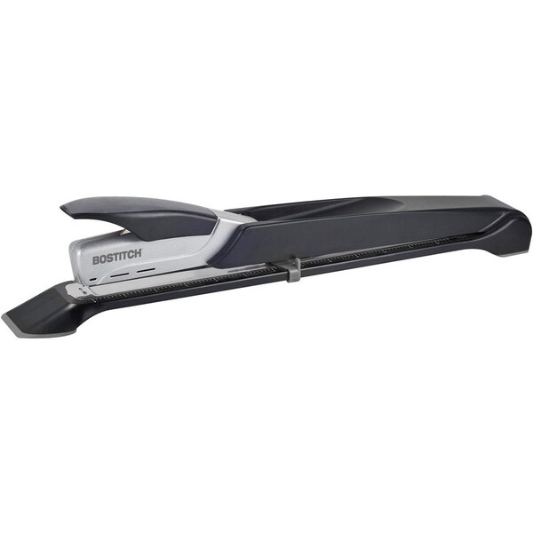 Paperpro Long Reach Stapler, 25-Sheet Capacity, 12" Throat, Black/Silver ACI1610 - main