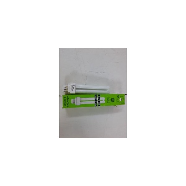 Ge 18W Ecolux Biax Double Tube CFL, 2700K, 4-Pin G24q-2 F18DBX/827/ECO4P - main