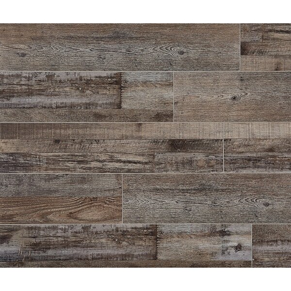 Healthier Choice Flooring Luxury Plank, 48 in L, 7 in W, Beveled Edge, Vinyl, Crestwood CVP103S05 - main