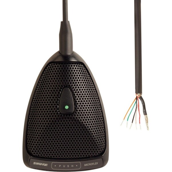 Shure BOUNDARY CONDENSER MICROPHONE, HALF OMNIDIRECTION, LOGIC IN/OUT, PROGRAMMABLE BU MX392/O - main