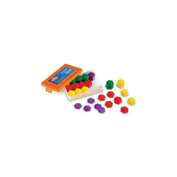 Learning Resources Hexagram Weights, 54 Per Set, 2PK LER4292 - main