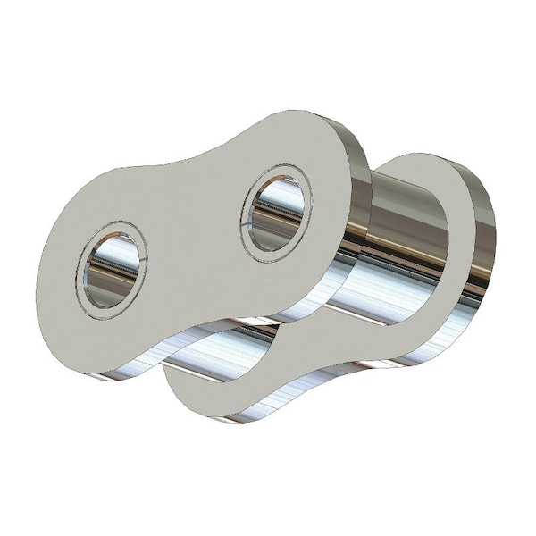 Senqcia Inspire Series SBR Single Strand Riv Link, 60SS chain, .75P, 1.06 OAW, .234 Pin, 304SS 60SSRL - main