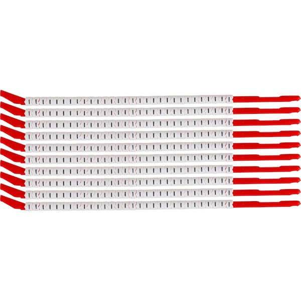 Brady ClipSleeve Wire Markers Size 10 Nylon 16 AWG - 14 AWG, I Pack of 300 Each, 300PK SCN10-I-CAP - main