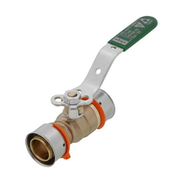 Viega PureFlow Press ball valve P1 1 P2 1 bronze 98200 - main