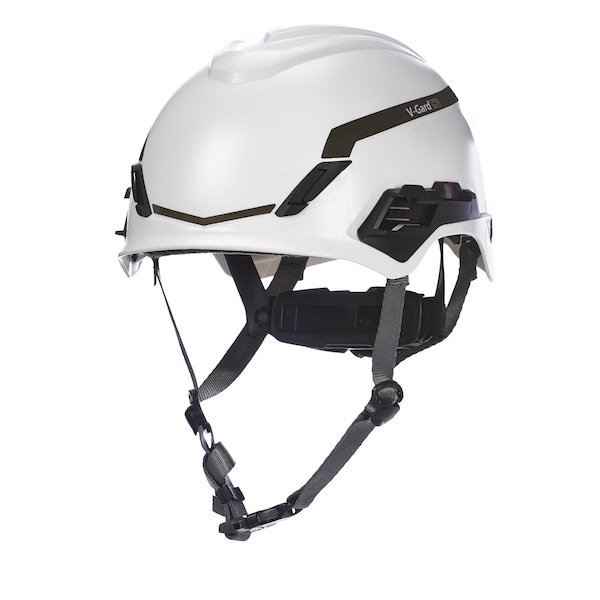 Msa Safety V-Gard H1 Safety Helmet, Novent, Fas-Trac III Pivot, ANSI, EN397, Type I, Class E, White 10194791 - main