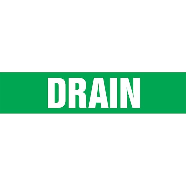 Accuform ASME ANSI PIPE MARKER DRAIN RPK295STB - main