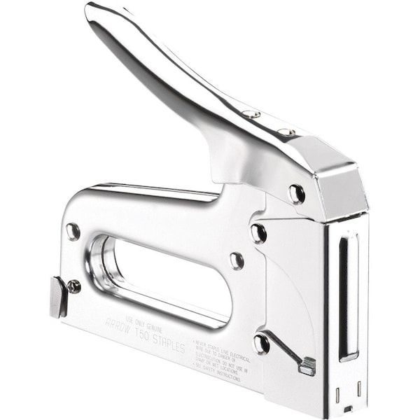Arrow Fastener Staple Gun, Flat Crown, Crown Width 3/8 in, Length 12 3/4 in, Staple Capacity 84 T50 - main