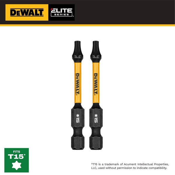 Dewalt Insert Bit, PH3, Impact Rated, S2 Steel DWAF2TX15IR2 - main