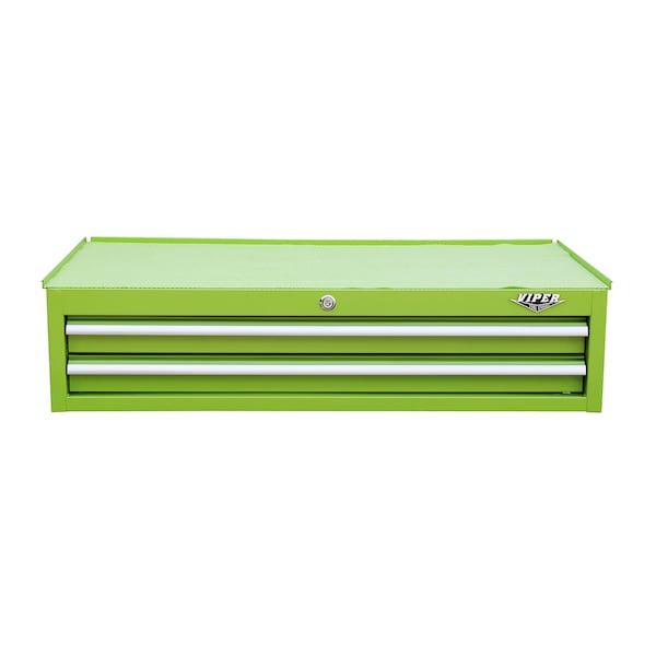 Viper Tool Storage 41-Inch 2-Drawer Intermediate Tool Chest, Lime Green V4102ICLG - main