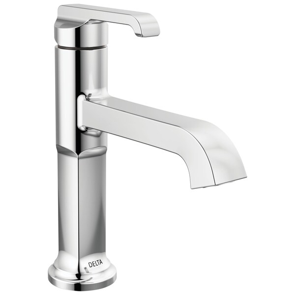 Delta Tetra Single Handle Bathroom Faucet In Lumicoat Chrome 589-PR-DST - main