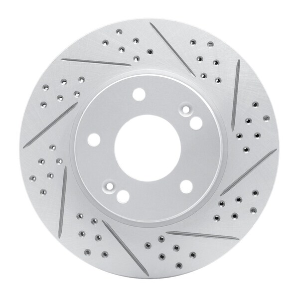 Dynamic Friction Co DFC Geoperformance Rotor - Drilled and Slotted 830-03038R - main