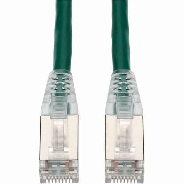 Add-On 30FT GREEN CAT 6 SHIELDED PVC ETHERNET CABLE SNAGLESS EASY CLEAR BOOT TAA RJ-45 ADD-30FCAT6S-GN-TAA - main