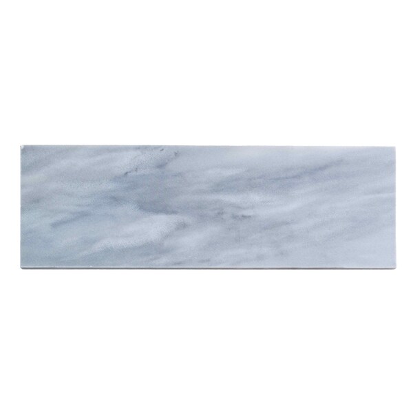 Apollo Tile Gray 4x12 Bardiglio Nuvolato Marble Honed Subway Floor and Wall Tile 5 sqft/case, 15PK APLFBA88412HA - main