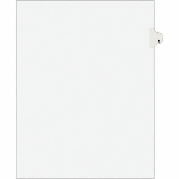 Avery Dividers, Index, Sidetab, E 25PK AVE01405 - main