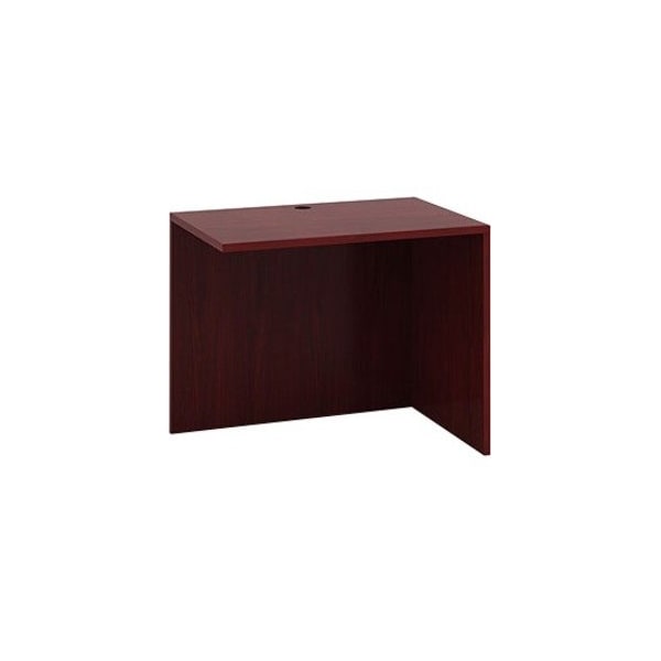 Boss Desk Return Reversible Return, 42" x 20", Mahogany, 20 in D X 29-1/2 in H, 42 in W X Wood N191-M - main