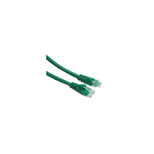 Cable Wholesale Cat6a Green Copper Ethernet Patch Cable, 10 Gigabit, Snagless/Molded Boot, POE Compliant, 500 13X6-05107 - main