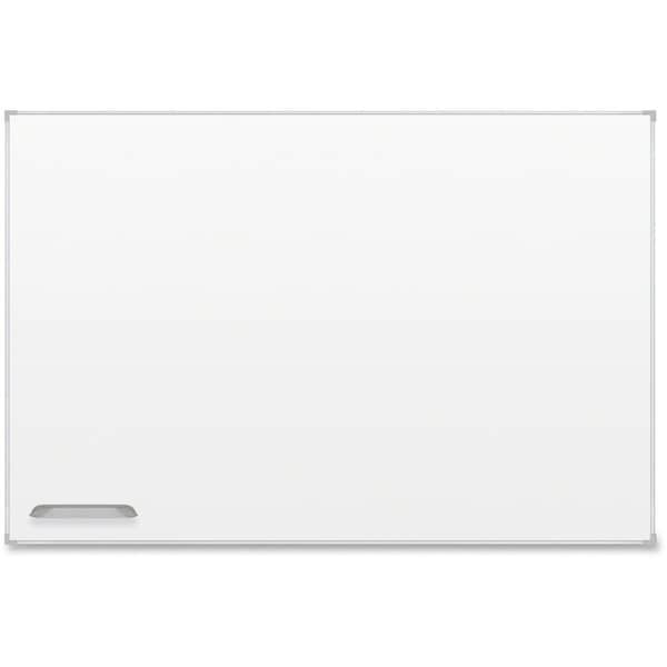 Best-Rite Dry Erase Board, Porcelain, 36 in, 48 in, Aluminum Frame, White, Gloss 2029C - main
