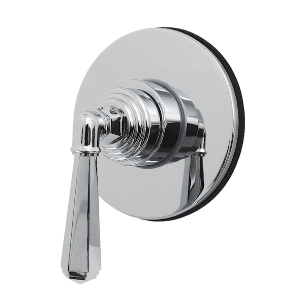 Kingston Brass Single-Handle Six-Way Diverter Valve with Round Trim Kit, Polished Chrome KS4031HL - main