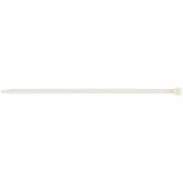 Tatco Products Cable Tie, 8 in L, Natural, Nylon, 50 lb Strength, 1000 PK 22200 - main