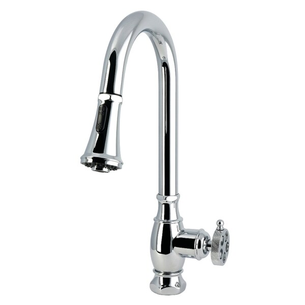 Kingston Brass Single-Handle Pull-Down Kitchen Faucet, Polished Chrome LS8691RKZ - main