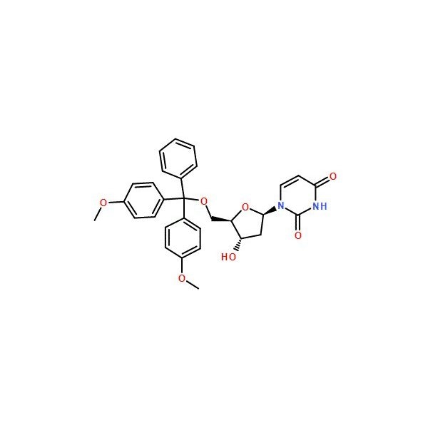 Ak Scientific 5'-O-(4, 4'-Dimethoxytrityl)-2'-deoxyuridine (5g), CAS 23669-79-6 K265-5g - main