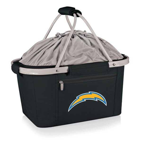 Picnic Time Family Of Brands NFL Los Angeles Chargers - Metro Basket Collapsible Cooler Tote 645-00-175-344-2 - main