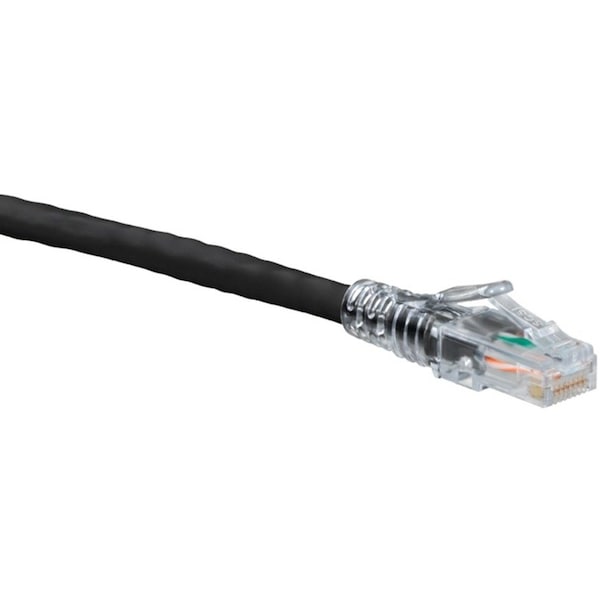 Leviton Cat.6 Rj45 Patch Cord, Black With Black Boot 10 Foot 6D460-10E - main