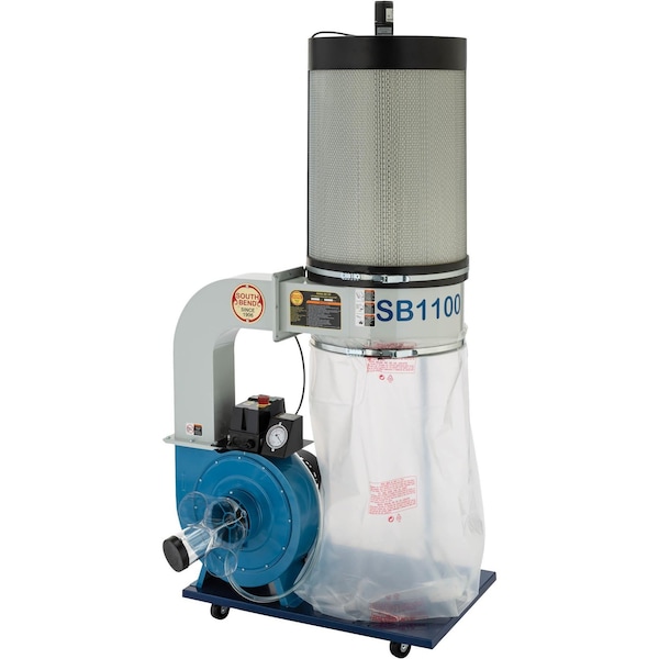 South Bend 2 HP Canister Dust Collector SB1100 - main