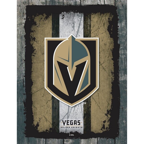 Holland Bar Stool Co Vegas Golden Knights 24" x 32" Canvas Wall Art LCnvs02-2432LVGdKn - main
