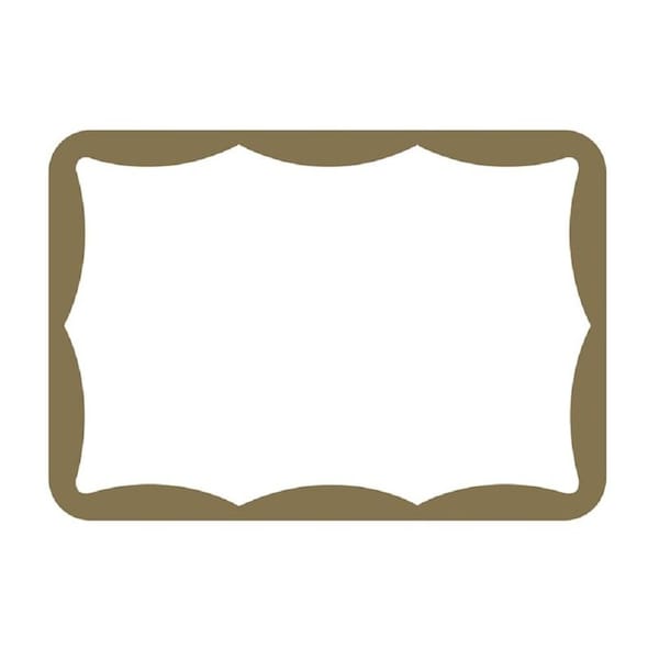 Accuform NAME BADGE LABELS 2 14 in X 3 12 in DNA134GD - main