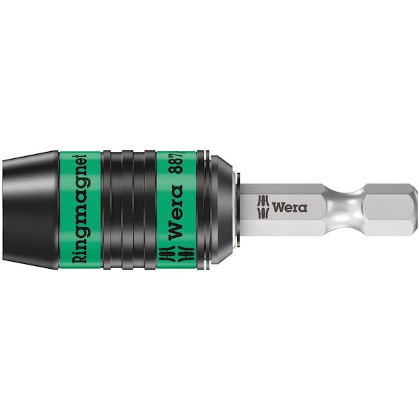 Wera 887/4 RR Rapidaptor Universal Bit Holder with ring magnet, 1/4 in x 57 mm 5052490001 - main