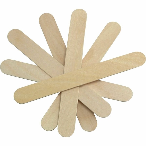 Medline Medline Non-Sterile Tongue Depressors, Wood, 5.5" Length, 500/Box MDS202070 - main