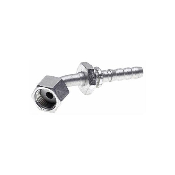 Gates Female Flat-Face O-Ring Swivel - 45 Bent Tube GlobalSpiral G20234-0606 - main